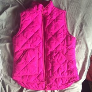 Pink Jcrew Excursion Vest
